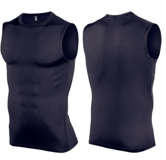 Men's High Neck Compression Vest