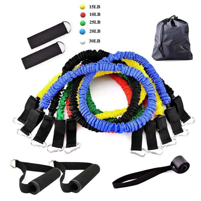 Resistance Band Set with Handles and Ankle Straps