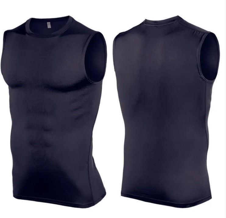 Men's High Neck Compression Vest