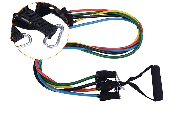 Resistance Band Set with Handles and Ankle Straps