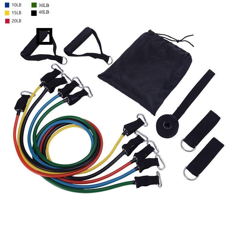 Resistance Band Set with Handles and Ankle Straps