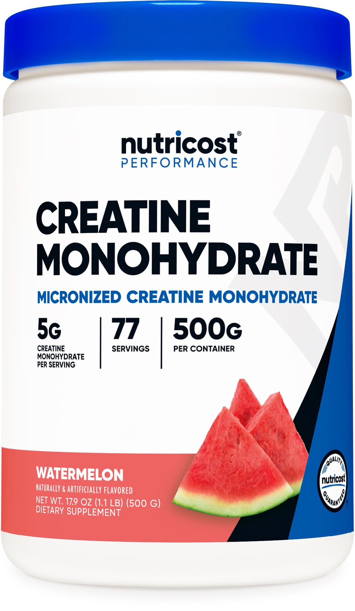 Nutricost Creatine Monohydrate Powder - Watermelon (500g)