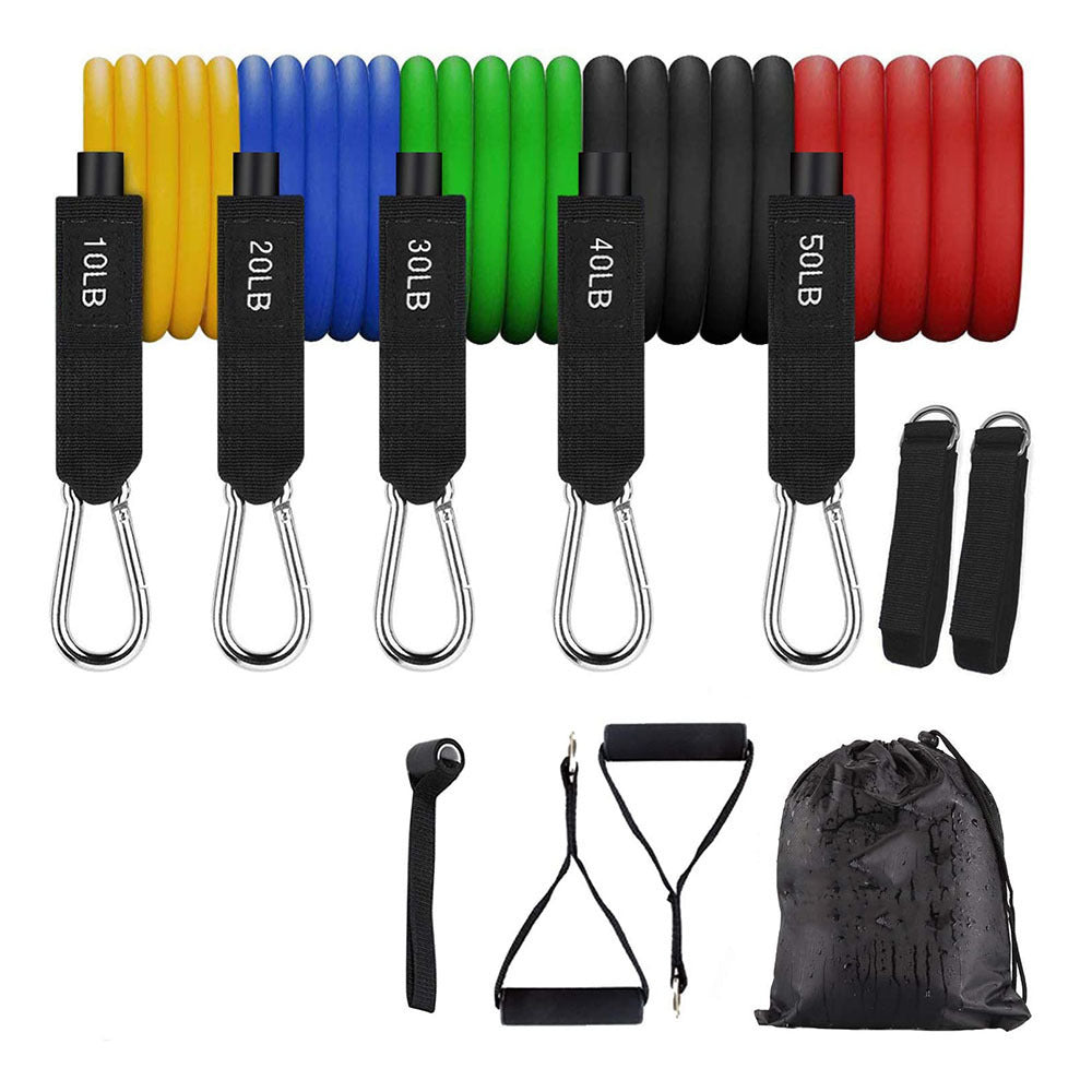 Resistance Band Set with Handles and Ankle Straps