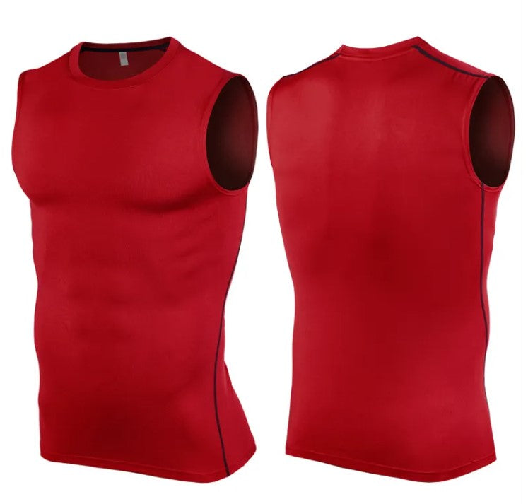 Men's High Neck Compression Vest
