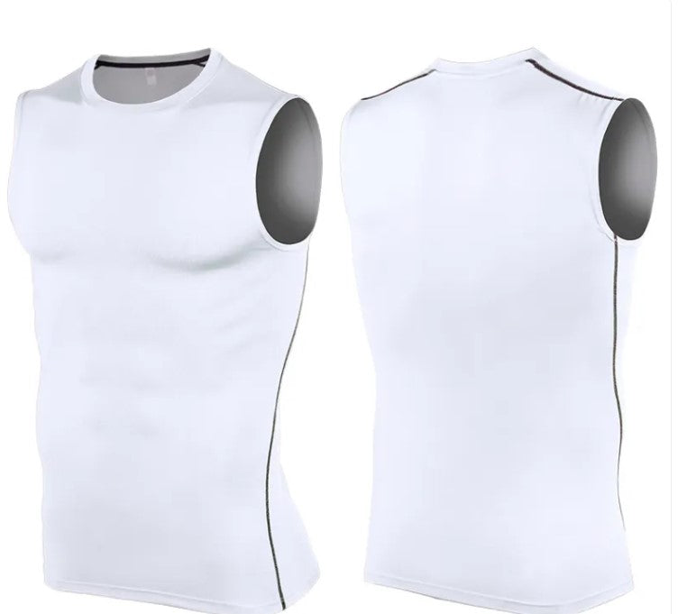 Men's High Neck Compression Vest